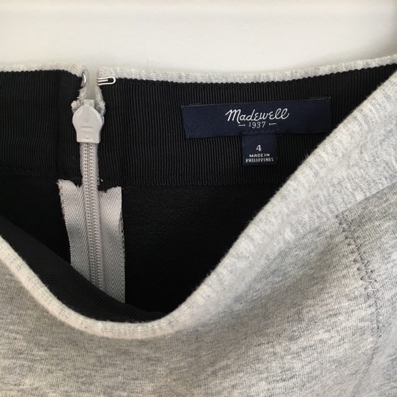 Madewell Gray Jersey Mini Skirt Size 4 Like New! - Picture 4 of 4